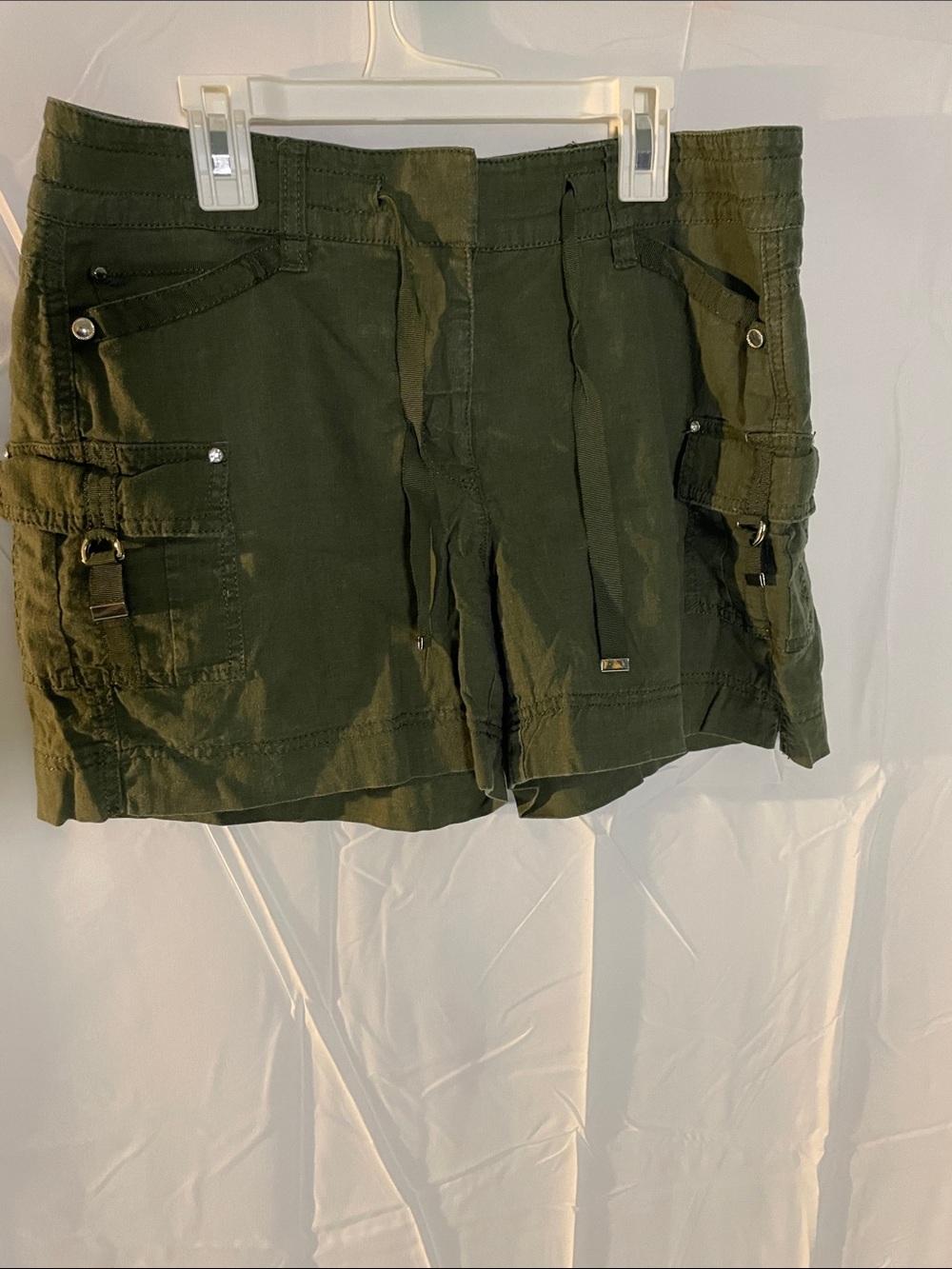 White House Black Market Olive Green Cargo Shorts